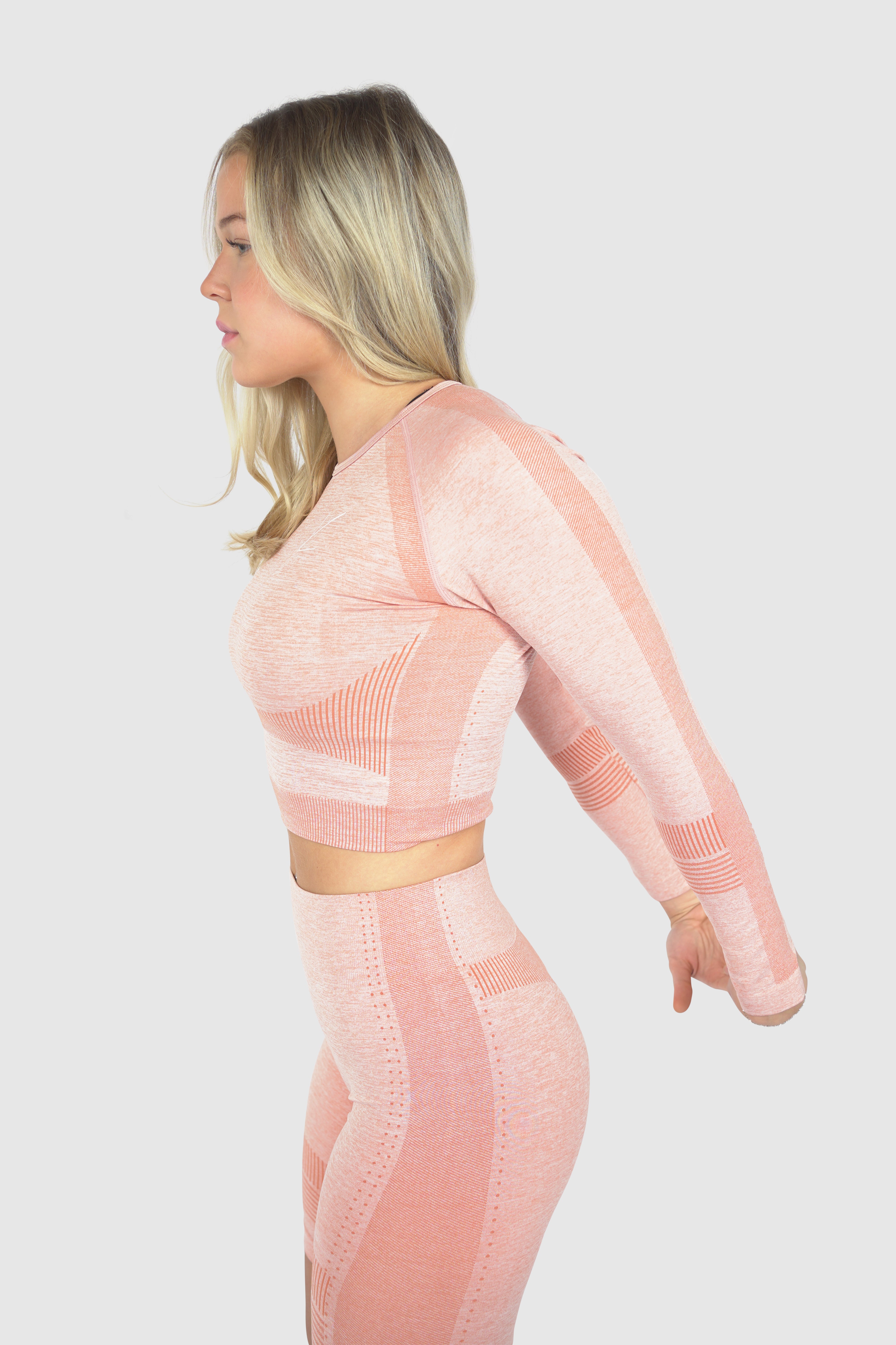 The Blush Flex Seamless Crop Top